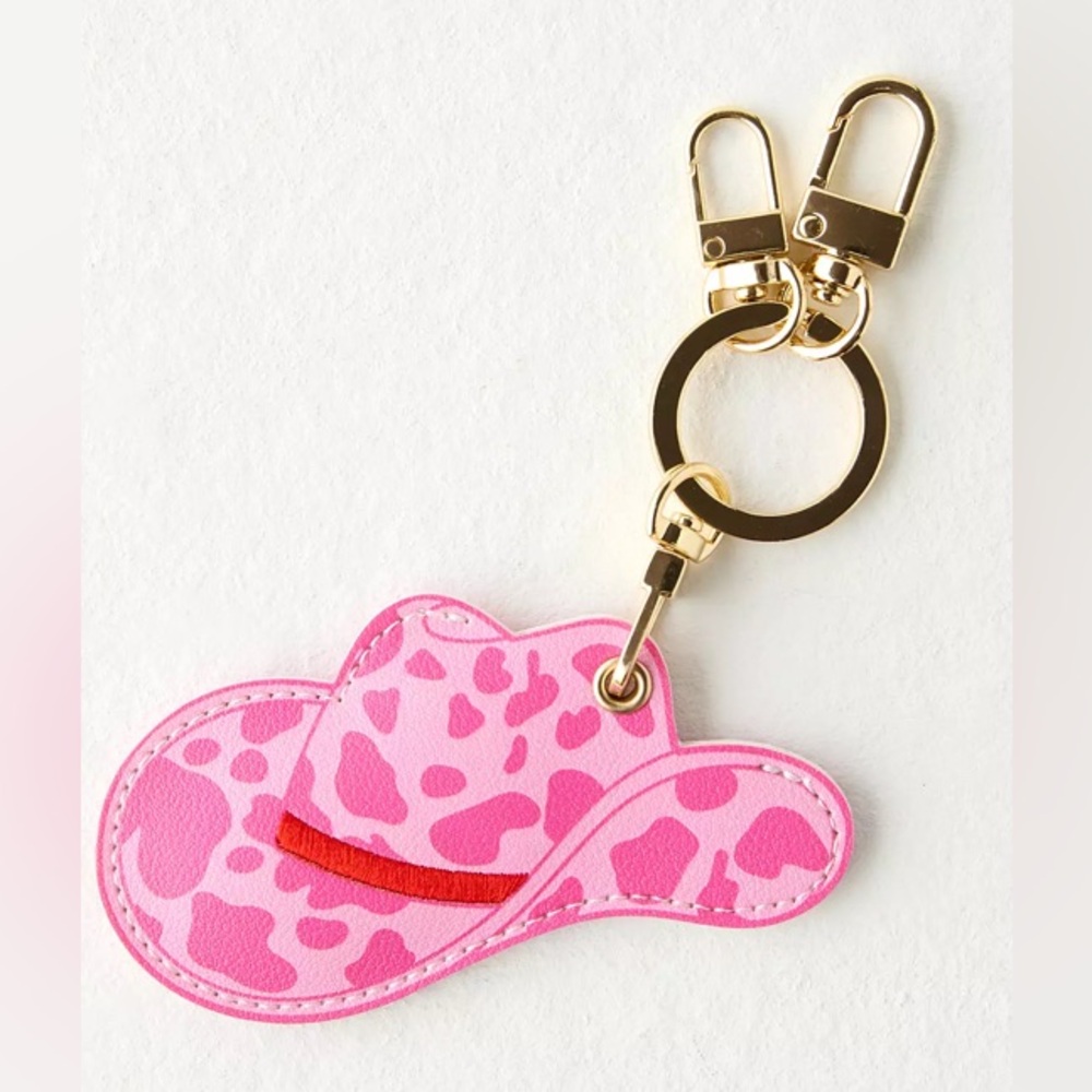 Sonix Icon AirTag Keychain/Bag Charm (Pink Cowboy Hat)